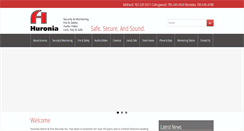 Desktop Screenshot of huroniaalarms.com
